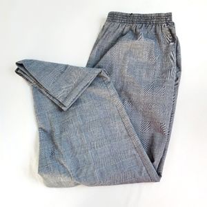 Vintage Alfred Dunner Plaid High Rise Pants 14